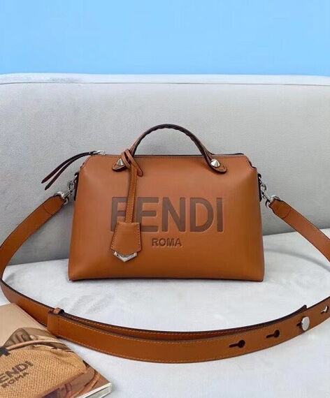 Fendi Medium By The Way Boston Bag 8BL146 Brown